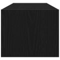 TV skrinka vidaXL Dub čierny 100x31x25,5 cm Konštrukčné drevo