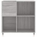 vidaXL Skrinka na platne sivá sonoma 84,5x38x48 cm kompozitné drevo