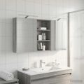 vidaXL Set kabinetov do kúpeľne 3 ks 140 x 14,5 x 70 cm