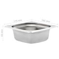 vidaXL Gastronádoby 12 ks, GN 1/6, 65 mm, nehrdzavejúca oceľ