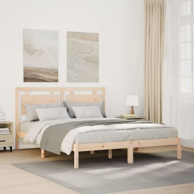 vidaXL Extra dlhá posteľ bez matraca 160x210 cm masívne drevo