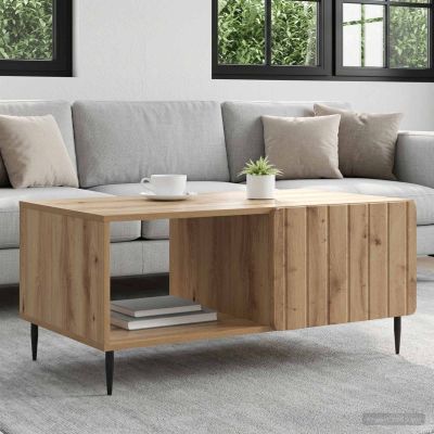 vidaXL Konferenčný stolík Dub artisan 90 x 50 x 40 cm Kompozitné drevo
