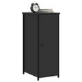 vidaXL Nočné stolíky 2 ks čierne 32x42x80 cm kompozitné drevo