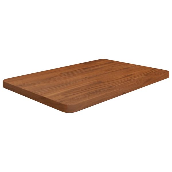 vidaXL Kúpeľňová doska tmavohnedá 60x40x2,5 cm ošetrený masív