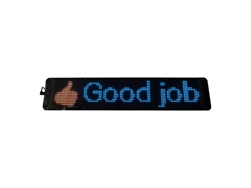 LED matrix panel "Devil eyes" 12 x 60cm