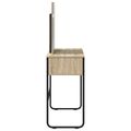 vidaXL Toaletný stolík Dub sonoma 81 x 40 x 131 cm Kompozitné drevo