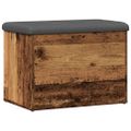 vidaXL Úložná lavica Old Wood 62x42x45 cm Konštrukčné drevo
