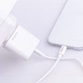 Maxlife MXTC-06-20C PD QC charger 1x USB-C 20W white + USB-C - Lightning cable 20W