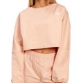 Dámska mikina Cropped Bliss Pink - BeastPink, veľkosť S, veľkosť oblečenia S