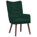 vidaXL kreslo Tmavozelená 63 x 67 x 94 cm Zamat