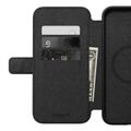 Puzdro Nomad Modern Leather Folio pre iPhone 15 Plus 6,7" čierne