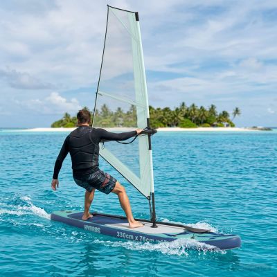 vidaXL Inflatovateľná SUP doska s plachtou HYDROS 330 x 76 x 15 cm pre