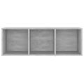 vidaXL TV skrinky 2 ks betónové sivé 107x35x37 cm drevotrieska