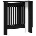 vidaXL Kryt radiátora Čierny dub 78 x 19 x 81,5 cm Kompozitné drevo