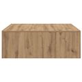 vidaXL Konferenčný stolík dub artisan 100x100x35 cm kompozitné drevo