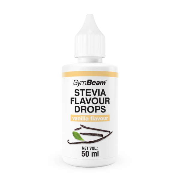 Stevia Flavour Drops - GymBeam, vanilka