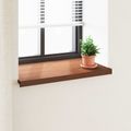 vidaXL Parapetné dosky Hnedé drevo 100 x 50 x 4,5 cm PVC