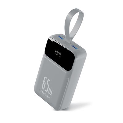 Power bank Forever Vibe-TB65 PD QC 65W 20000 mAh strieborná