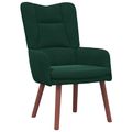 vidaXL kreslo Tmavozelená 63 x 67 x 94 cm Zamat