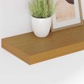 vidaXL Stenná polica Nástenná montáž 4 ks Béžová 60 x 23,5 x 3,8 cm