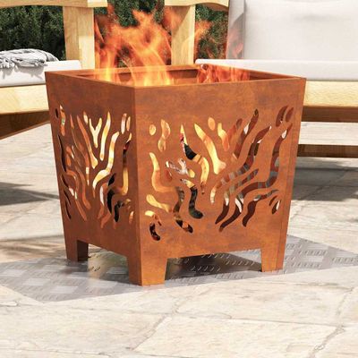 vidaXL Schodový rošt Štvorcový 2 pcs Strieborná 40 x 40 cm Hliník