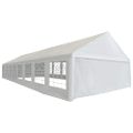 vidaXL Párty stan, PE 6x16 m, biely