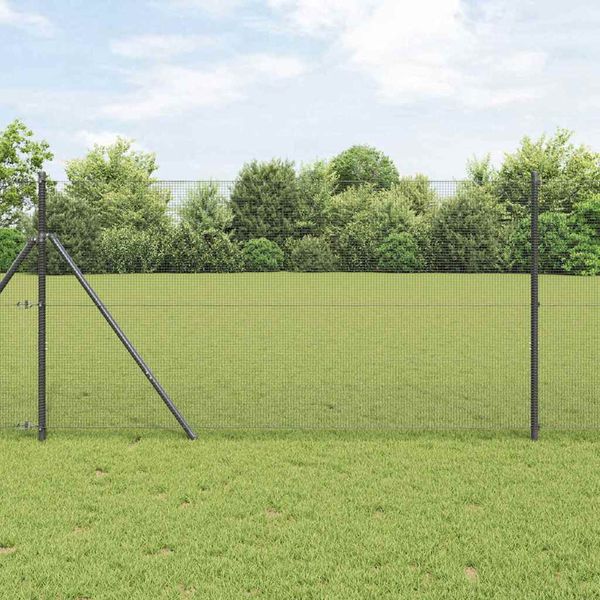 vidaXL Pevný kovaný drôtový plot 10 x 1,4 m (Š x V)