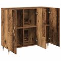 vidaXL Servírovacia skriňa Staré drevo 90 x 34 x 80 cm