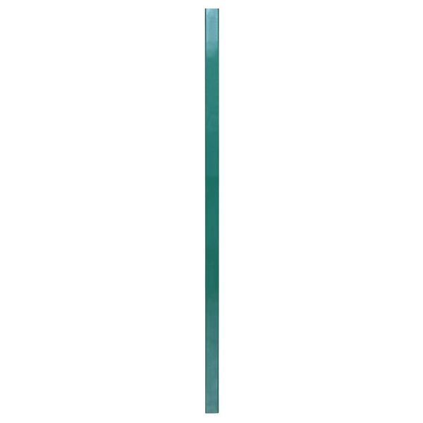 vidaXL Plotové stĺpiky 20 ks zelené 130 cm pozinkovaná oceľ