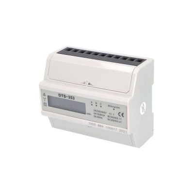 Elektromer DTS 353-L 60A, 7mod., LCD, 3-fáz., 1-tar., podružný