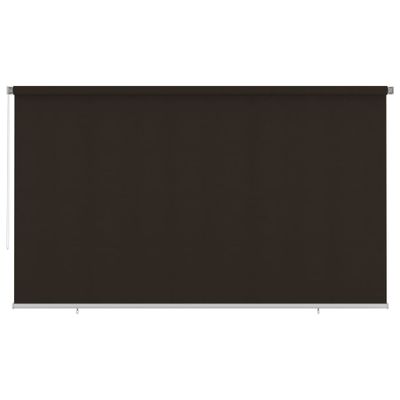 vidaXL Vonkajšia zatemňovacia roleta 400x230 cm hnedá HDPE