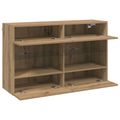 vidaXL TV nástenná skriňa 98,5 x 30 x 60,5 cm Remeselný dub