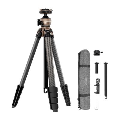 Cestovný statív Neewer LT35 z uhlíkových vlákien s otočným uhlom 360°