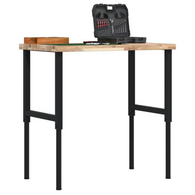 vidaXL Pracovný stôl 100x60x(73-99,5) cm masívna akácia obdĺžnik