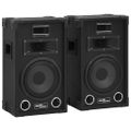 vidaXL Profesionálne pasívne hifi reproduktory 2 ks 800 W čierne