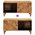 vidaXL Konferenčný stolík Hnedá 80 x 50 x 40 cm Masívne mango drevo