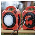 Predlžovací kábel EMOS P08420 na bubne 20 m / 3x1.5mm guma / 4 zásuvky s LED reflektorom
