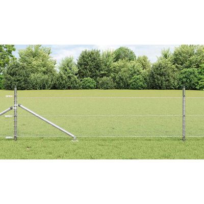vidaXL Exteriérový hexagonálny plot s prístupovým stĺpikom 100 x 0,5 m
