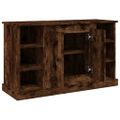 vidaXL Komoda dymový dub 100x35,5x60 cm spracované drevo