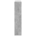 vidaXL Deliaca stena betónová sivá 100x33x156,5 cm kompozitné drevo