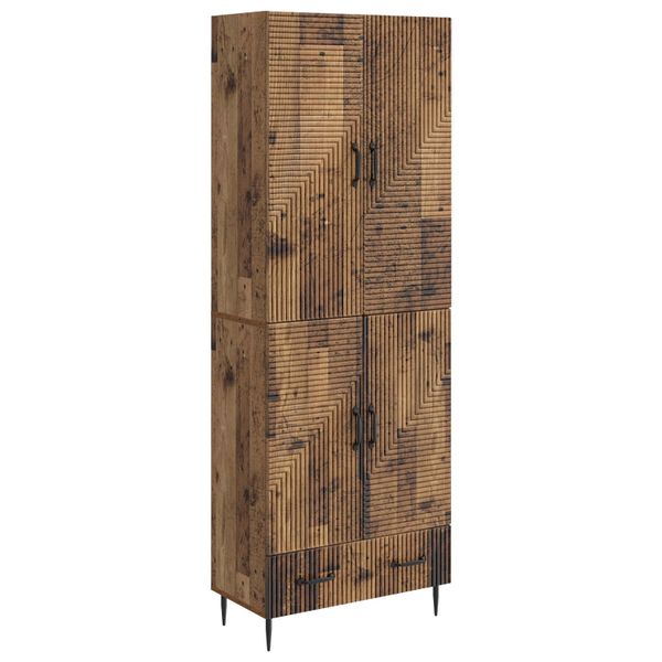 vidaXL Sada skríň 2 pcs 66 x 34,5 x 95 cm Kompozitné drevo
