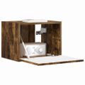 vidaXL TV nástenná skriňa 39 x 31 x 29,5 cm Dymová dub