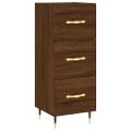 vidaXL Vysoká skrinka hnedý dub 34,5x34x180 cm spracované drevo