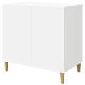 vidaXL Mačka Dom Biela 72 x 42,5 x 70 cm Kompozitné drevo