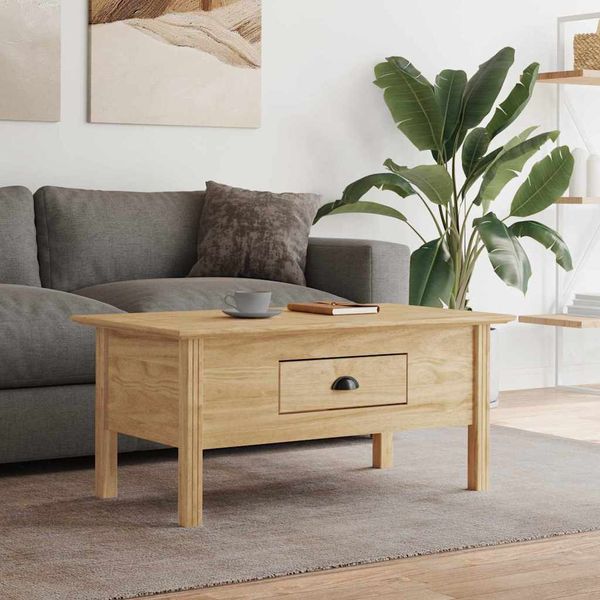 vidaXL Konferenčný stolík BODO Medová hnedá 100 x 55 x 45,8 cm