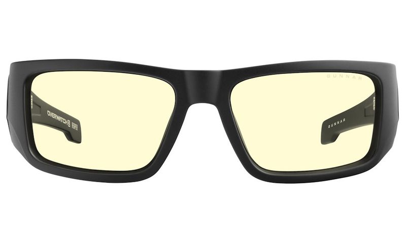 GUNNAR kancelářske/herní brýle OVERWATCH REAPER/Black ash  * jantarová  skla  * BLF 65 *GUNNAR focus Brýle, kancelárské, herní, cerné obroucky, jantarová skla