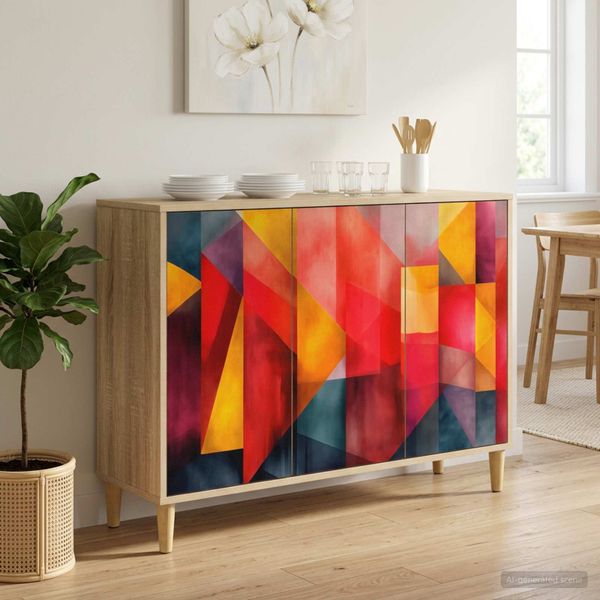 vidaXL Servírovacia skriňa HEESCH Sonoma 102 x 33 x 75 cm