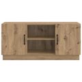 vidaXL TV skrinka 102 x 34,5 x 47 cm Dub artisan Kompozitné drevo