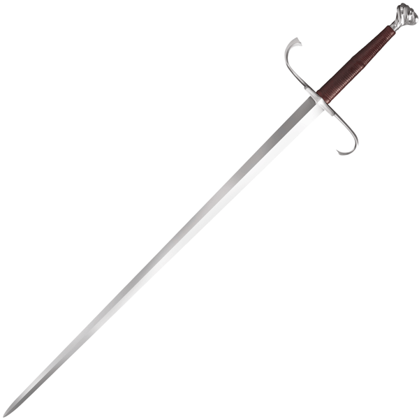 Cold Steel 88HTB German Long Sword dlhý zberateľský meč 90,2 cm, koža, kožené puzdro