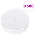 vidaXL Tvarovací stroj na hamburgery s 500 voskovými papiermi 13 cm hliníkový